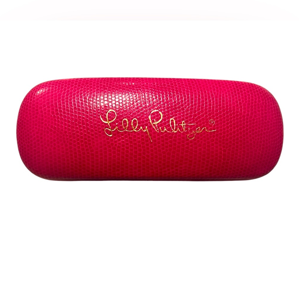 Lilly Pulitzer Pink Hard Shell Eyeglasses Sunglasses Case